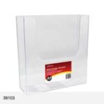 Brochure Holder, A4 Portrait, Wall Mounting