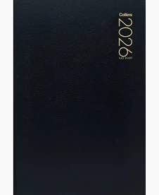 Collins 2026 A42 Diary - Black