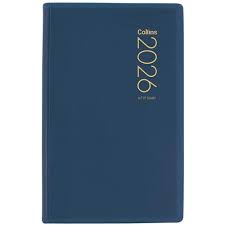 Collins 2026 A71 Pocket Diary Day per Page - Blue