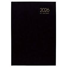 Collins Windsor 2026 A51 Diary - Black
