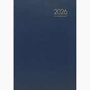 Collins Windsor 2026 A53 Diary Week to View - Blue