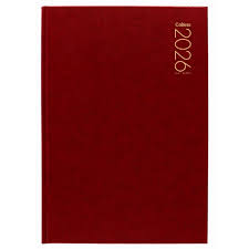 Collins 2026 A41 Diary Red