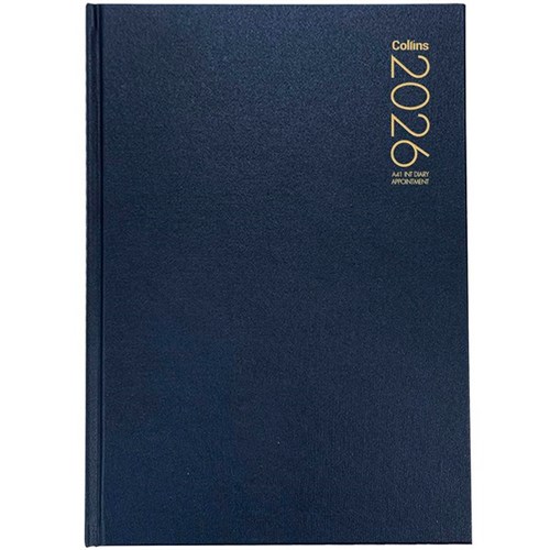 Collins 2026 A41 Diary Blue