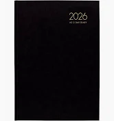 Collins Windsor 2026 A52 2 days To Page - Black