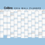 Collins 2026 Wall Planner Large Laminated Double Sided